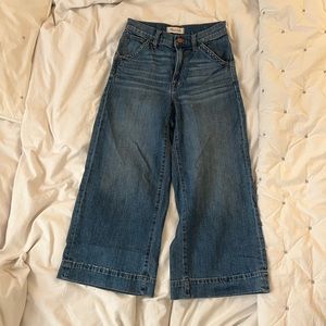 Flare cropped jeans